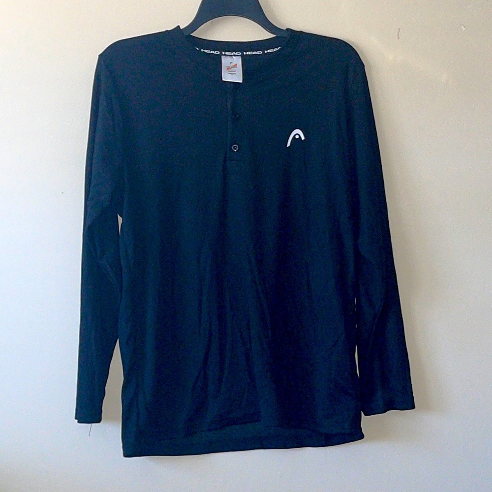 Head Henley Tee-Shirt long sleeve black size XXL